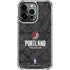 NBA Portland Trail Blazers Dark Rust iPhone 16 Pro Clear Case
